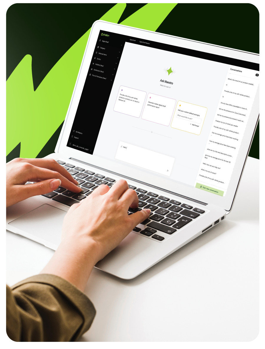 Conversational AI for the digital shelf